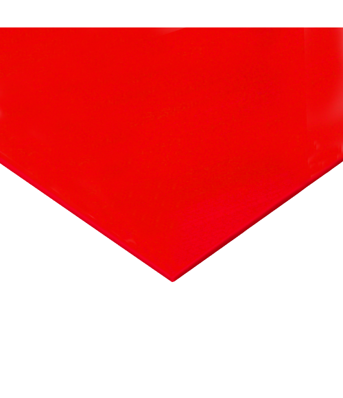 PE500 polietilēns (80x1000x2000 mm) sarkans Polystone D