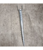 Pamatu skrūvpālis U 101x885 mm M12 HDG