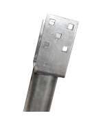 Pamatu skrūvpālis U 101x1300 mm M12 HDG