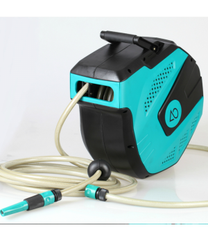 Laistīšanas sistēma ar automātisko spoli un 13 mm x 30 m PVC šļūteni