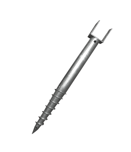Pamatu skrūvpālis U 101x1000 mm M12 HDG
