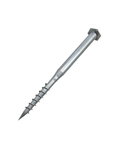 Pamatu skrūvpālis M 68x750 mm M12 HDG