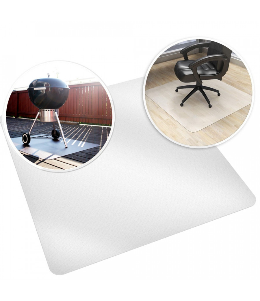 Aizsargpaklājs no monolītā PC  (914x1219 mm) - caurspīdīgs