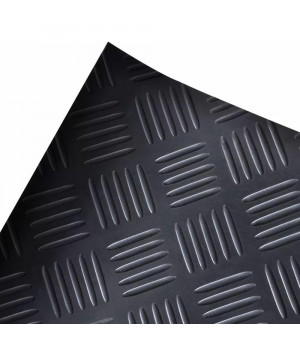 Gumijas paklājs ar rievām (3x1200 mm)