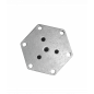 Skrūvpāļa pagarinājums M 68x1000 mm M12 HDG