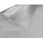 Ar alumīnija foliju pārklāts stikla šķiedras audums (0.43x1500 mm)