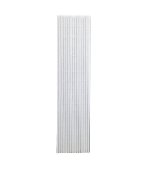 Akustiskais panelis 600x2400 mm ar baltām līstēm