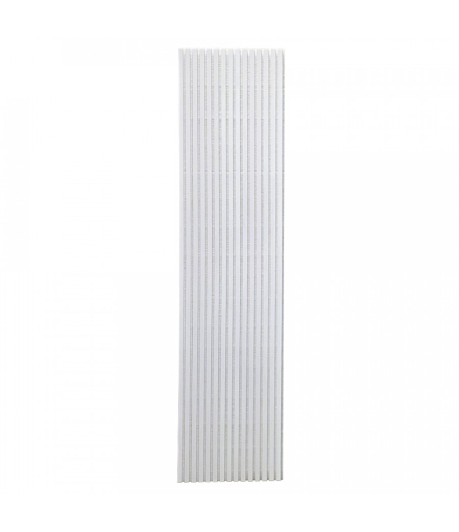 Akustiskais panelis 600x2400 mm ar baltām līstēm Akustiskais panelis 600x2400 mm ar baltām līstēm