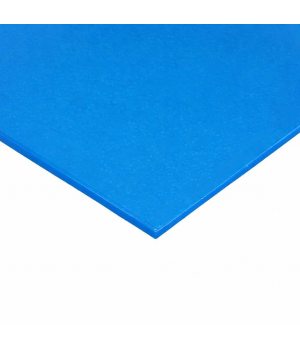 PU Poliuretāns 25x1000x2000 mm Sh90 gaiši zils