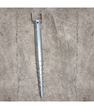 Pamatu skrūvpālis U (70x100x1300 mm) HDG