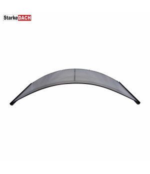 Arkveida durvju jumtiņš ar tekni 1000x1600 mm brūni turētāji, bronzas segums