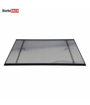 Taisns durvju jumtiņš ar tekni 1000x1600 mm  brūni turētāji, bronzas segums