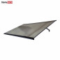 Taisns durvju jumtiņš ar tekni 1000x1600 mm  brūns