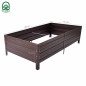 Paaugstinātā dārza dobe KLASIKA GARDEN (1500x750x300 mm) brūna