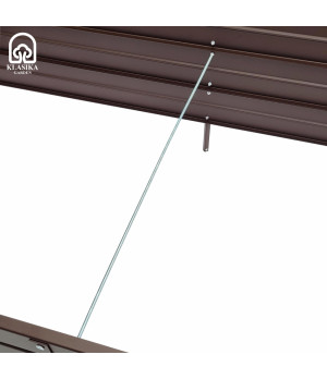 Paaugstinātā dārza dobe KLASIKA GARDEN (1500x750x300 mm) brūna