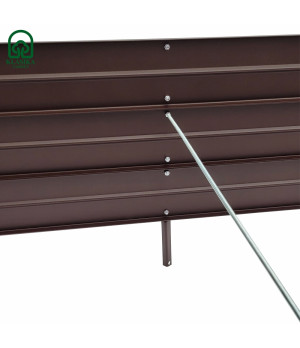 Paaugstinātā dārza dobe KLASIKA GARDEN (1500x750x300 mm) brūna