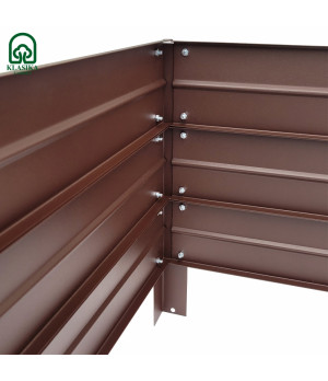 Paaugstinātā dārza dobe KLASIKA GARDEN (1500x750x300 mm) brūna