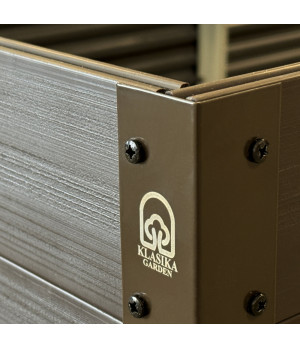 Paaugstinātā dārza dobe KLASIKA Woodlook (1500x750x300 mm), brūna