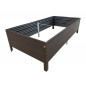 Paaugstinātā dārza dobe KLASIKA Woodlook (1500x750x300 mm), brūna Paaugstinātā dārza dobe KLASIKA Woodlook (1500x750x300 mm), brūna