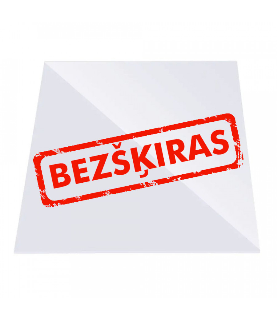 PMMA org. stikla loksne 4x520x2050 mm, balts (bezšķira)