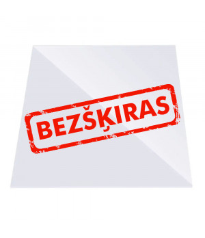 PMMA org. stikla loksne 4x520x2050 mm, balts (bezšķira)